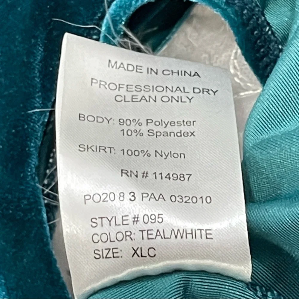 ***Revolution Dancewear Girl'sTeal Winter Dress Sz XLC